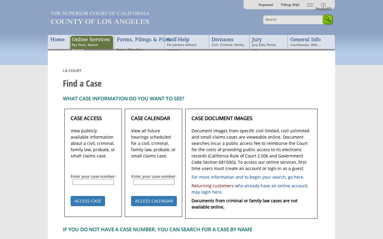 Bell Gardens residents directory court and records search reference